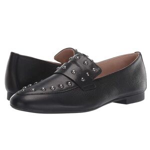 Paul Green™ Anika Studded Leather Loafers Size 5 EU US 7.5 Black